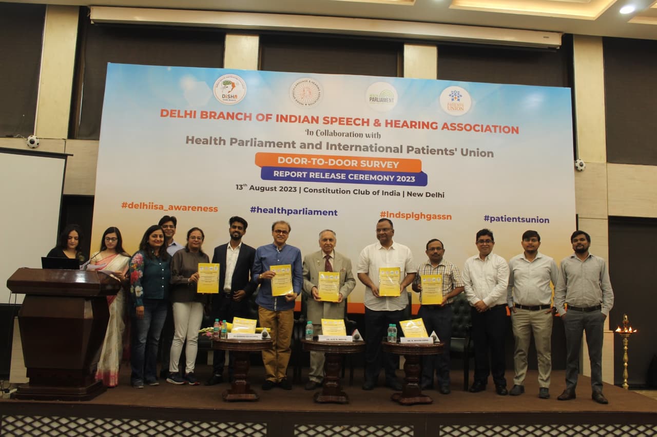 Report Releasing Ceremony : India’s Largest Door-to-Door Survey on Communication Disorders