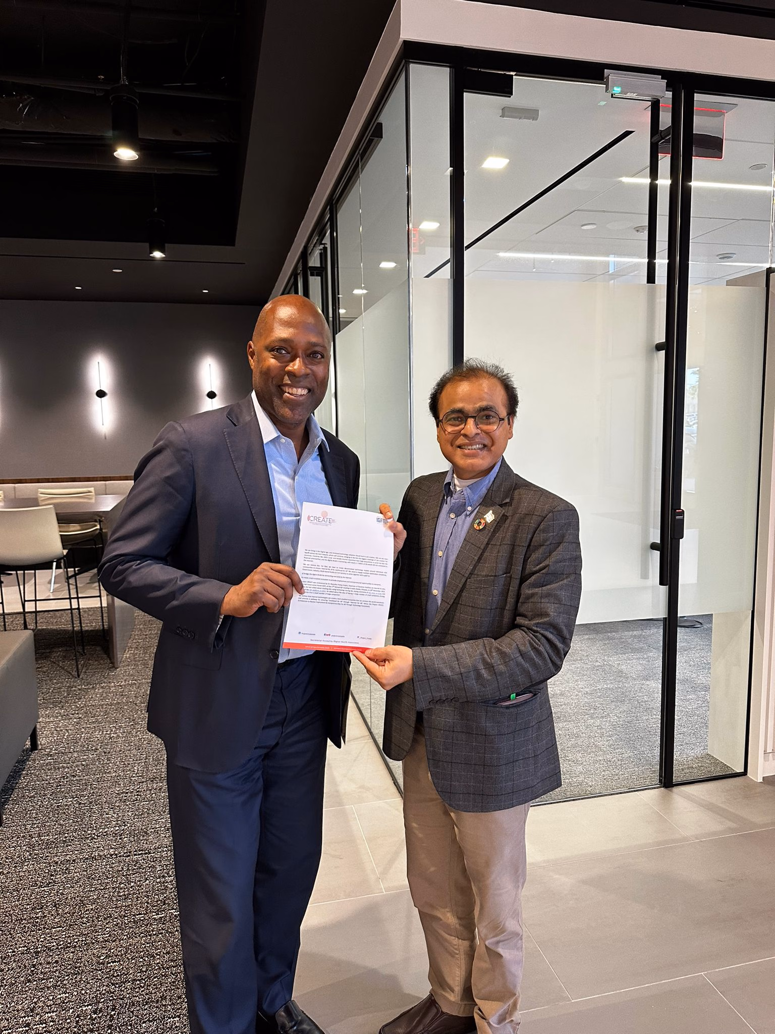 Interaction with Mr. Michael J. Warren