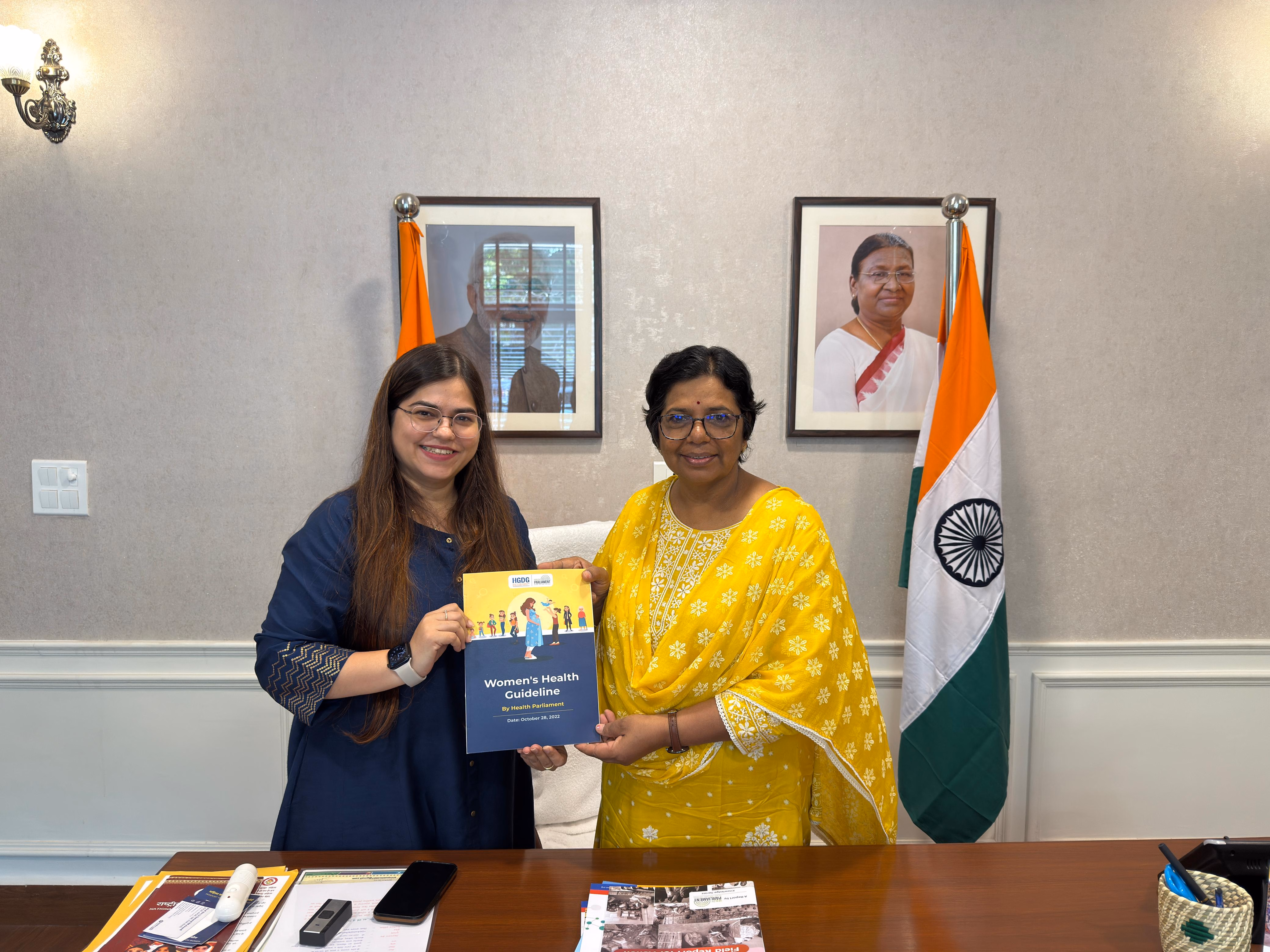 Interaction with Smt. Vijaya K. Rahatkar