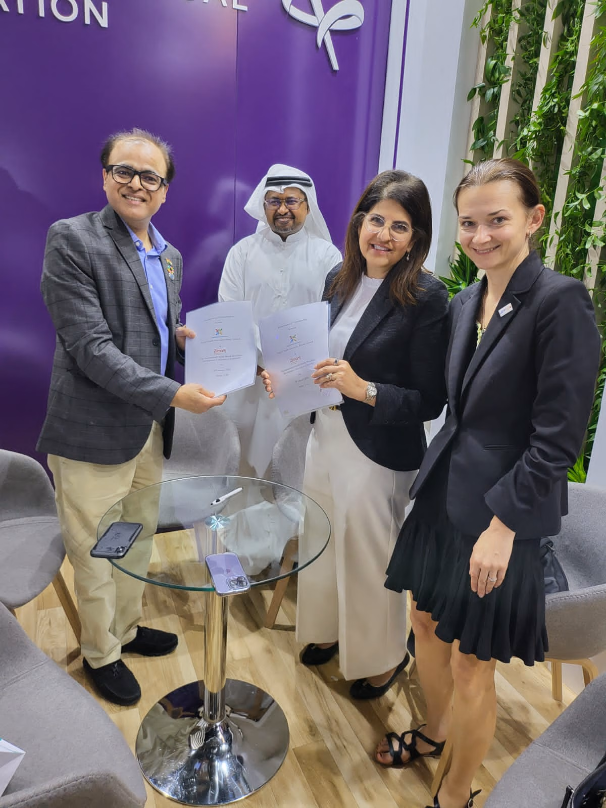 MoU signing between Digital Health Associates Pvt. Ltd & The International Digital Health Workforce Development Collaborative (ZIMAM)