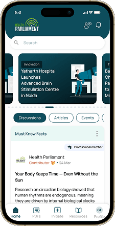 Health Parliament app screen 2