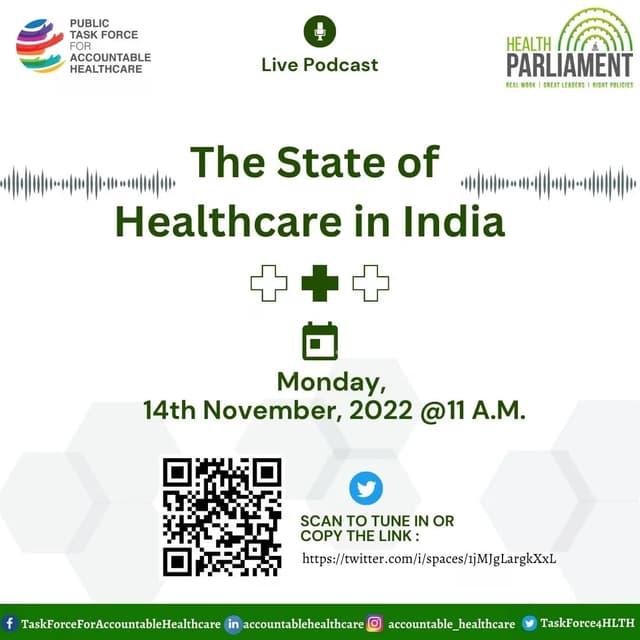 The State of Healthcare in India : 14 Nov 2022